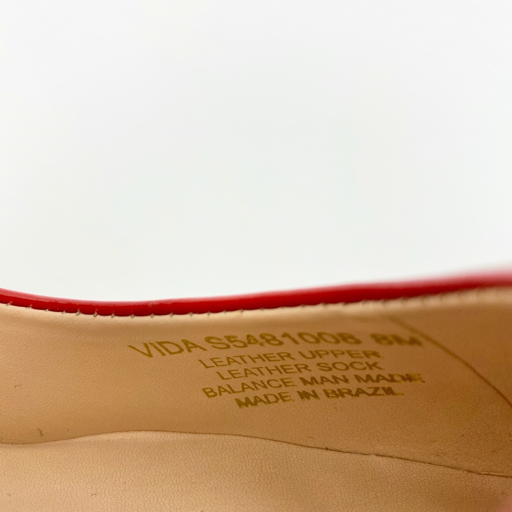 NEW Kate Spade VIDA Red Patent Leather Heels - Picture 7 of 10
